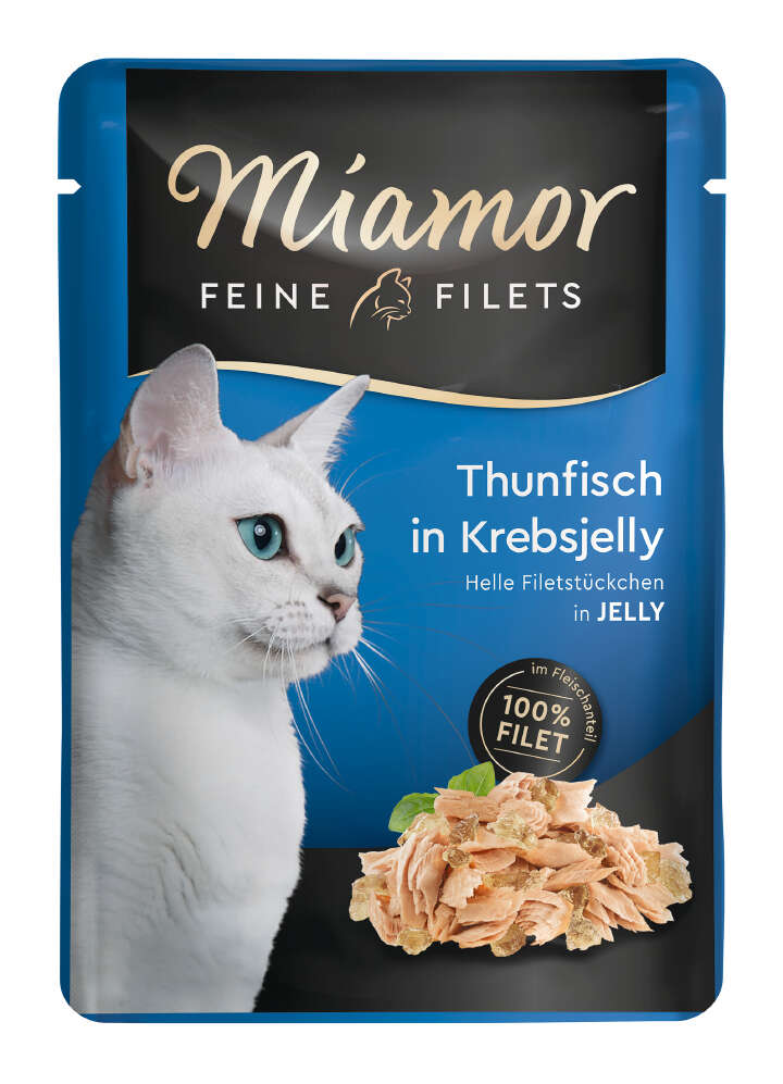 Miamor Katzen-Nassfutter Feine Filets Thunfisch in Krebsjelly